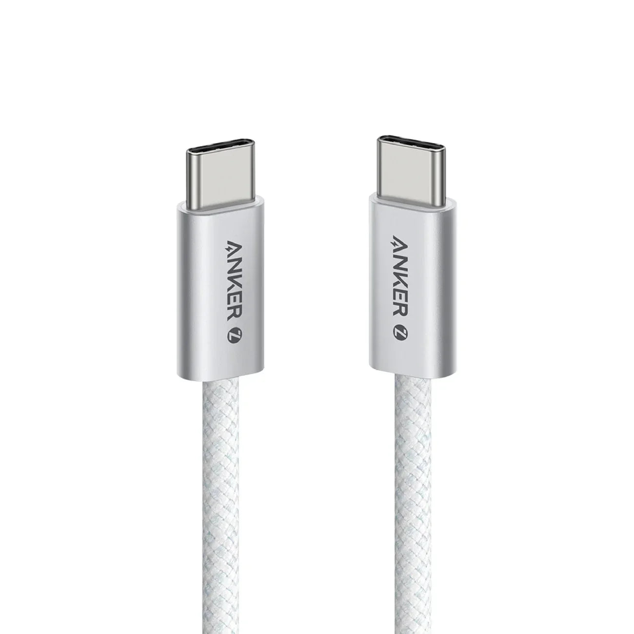 Anker Zolo 240W Usb-C To Usb-C Cable Braided (1.8M/6Ft) -White - Tashqila Anker Zolo 240W Usb-C To Usb-C Cable Braided (1.8M/6Ft) -White - Tashqila